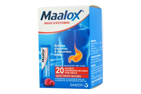 Maalox Maux D Estomac Go T Fruits Rouges Sachets Pharma