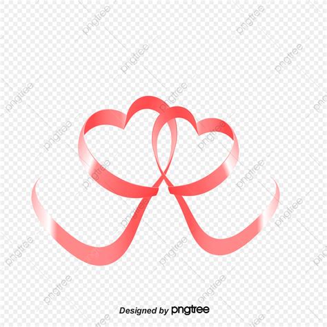 Heart Ribbon Vector at Vectorified.com | Collection of Heart Ribbon ...