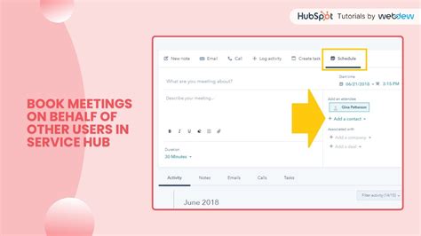 How To Book Meetings On Behalf Of Other Users In HubSpot Service Hub