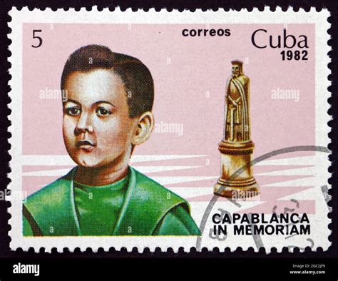 Cuba Circa 1982 A Stamp Printed In The Cuba Shows Jose Raul