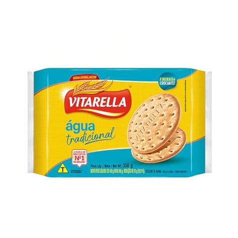 Bodegamix Biscoito água cream cracker tradicional vitarella 350g