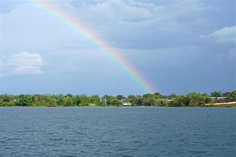 Premium Photo Rainbow After The Rain Stopped