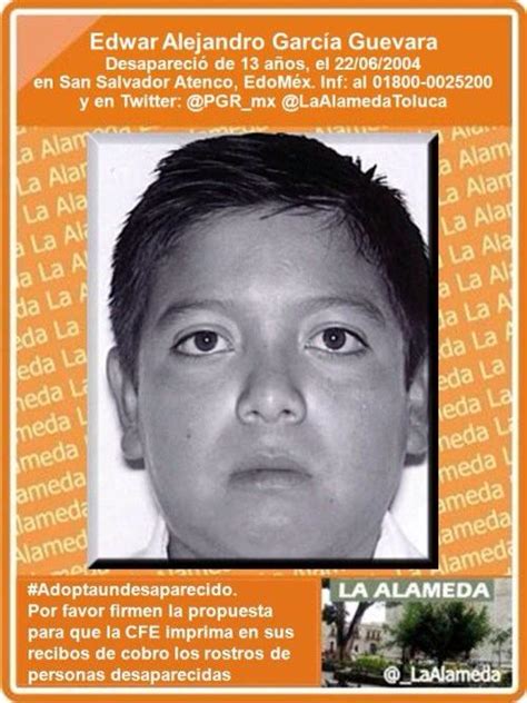 La Alameda EdoMex on Twitter TeBuscamos Edward Alejandro García