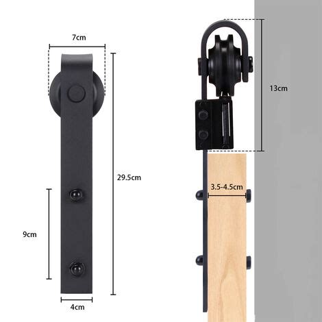 Herraje Para Puerta Corredera Cm Kit De Hardware Puerta De Granero