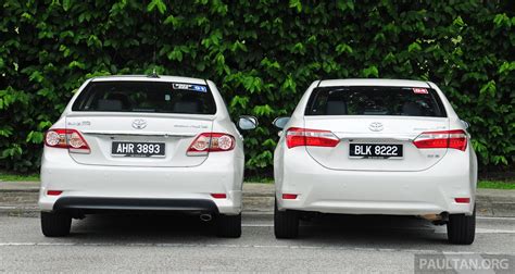 Gallery Old And New Toyota Corolla Altis Compared Image