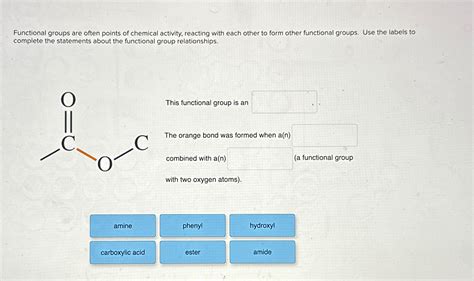 Solved Functional groups are often points of chemical | Chegg.com