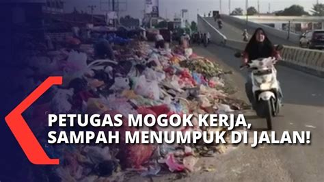 Terlambat Digaji Petugas Kebersihan Pekanbaru Mogok Kerja Sampah