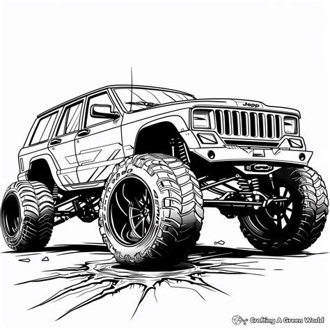 Jeep Coloring Pages Free And Printable