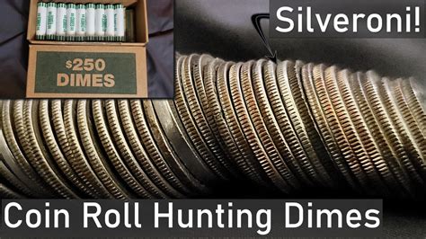 Finally Silver Coin Roll Hunting Dimes Youtube