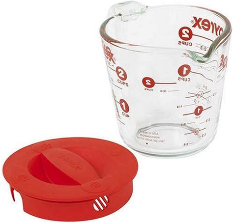 Amazon Taza De Medir Pyrex Prepware De Tazas Rojo Hogar Y Cocina