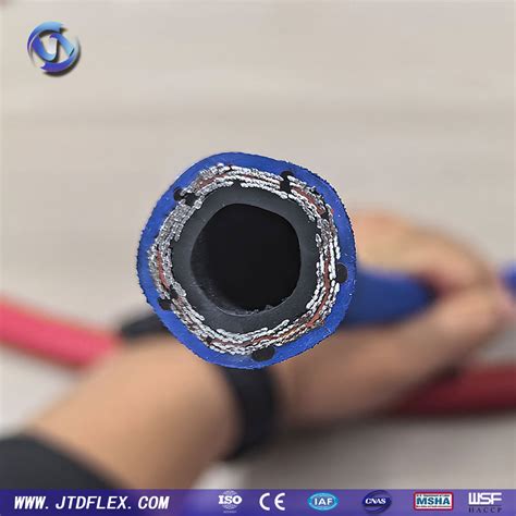 Sae R Hydraulic Rubber Hoses Steel Wire Braided Rubber Flexible