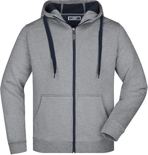 James Nicholson Bluza męska JN355 Sports Grey Heather M Ceny i