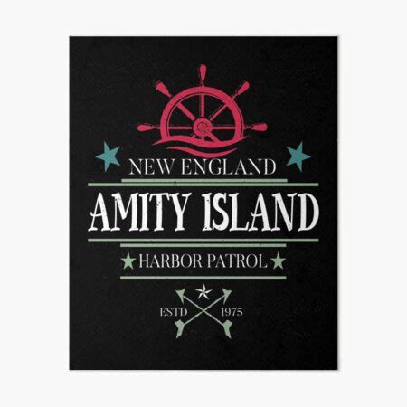 Amity Island Shark Harbor Patrol Sayings Dad Gift Design