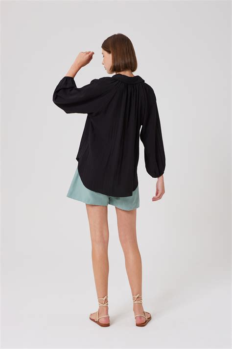 Billowy Puff Sleeve Shirt Our Second Nature