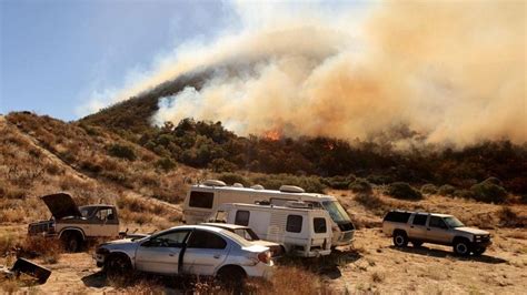 Fast Growing Wildfire In Southern California Forces Thousands To Evacuate