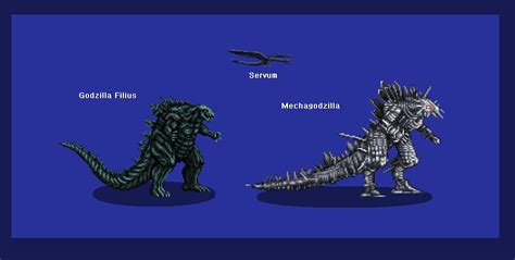 Godzilla anime trilogy sprite 1/2 by kMIKEj on DeviantArt