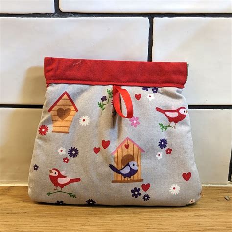 Petite Pochette Fermoir Clic Clac Oiseaux Pom Cannelle Et Patchichi