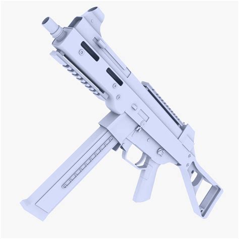 3D model UMP 45 Submachine Gun VR / AR / low-poly | CGTrader