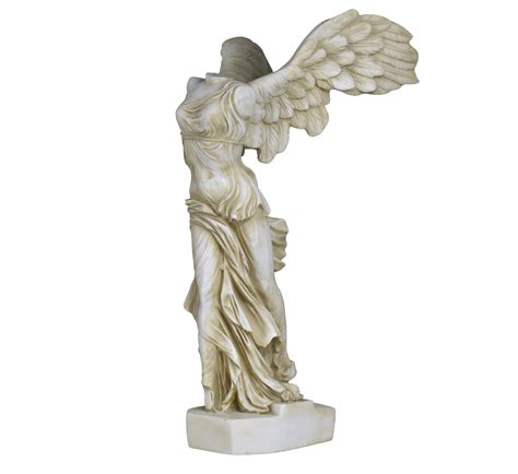 Nike Of Samothrace In Carrara Marble Statue Cm Nike Di Samotracia