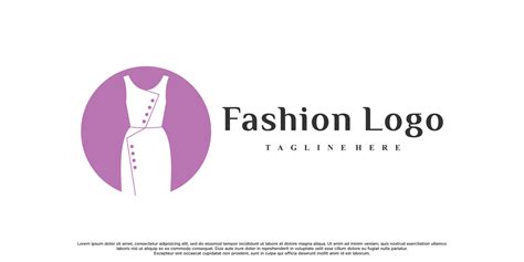 Fashion logo design with dress fashion Premium Vector 11775216 Vector ...