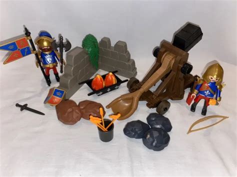 Playmobil Knights Chevalier Du Lion Imp Rial Avec Catapulte