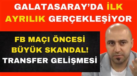 GALATASARAY DA İLK AYRILIK I FB MAÇI ÖNCESİ BÜYÜK SKANDAL I ALANYASPOR