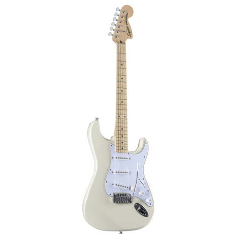 Fender Squier Affinity Series Stratocaster Mn Olympic White Music