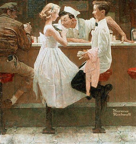 After The Prom Norman Rockwell 1957 Norman Rockwell Art Norman