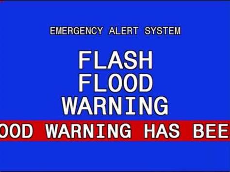 Emergency Alert System Flash Flood Warning YouTube