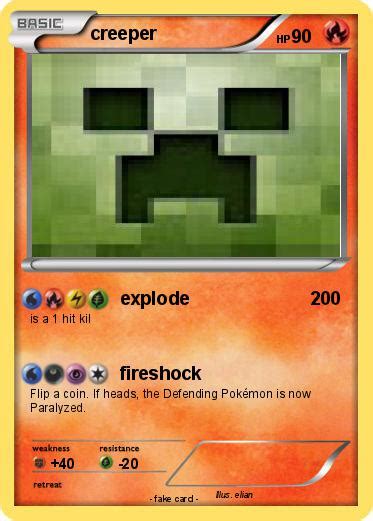 Pokémon Creeper 4499 4499 Explode My Pokemon Card