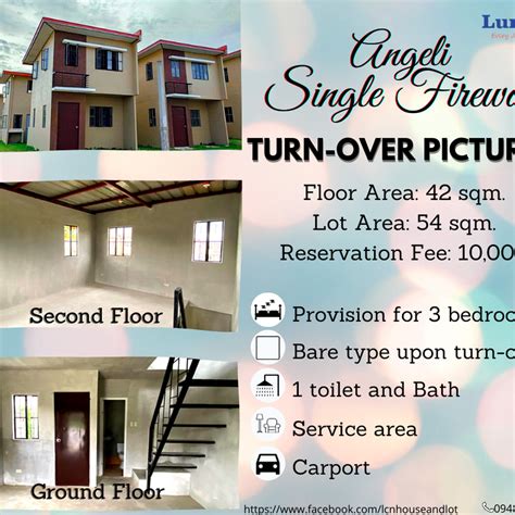 Angeli Single Firewall House And Lot January In San Vicente