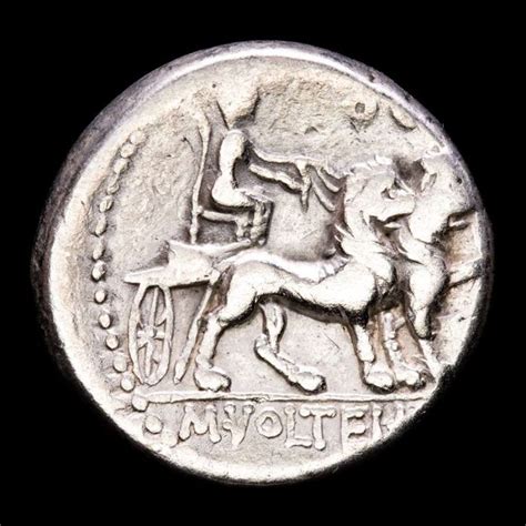 Roman Republic M Volteius M F 75 BC AR Denarius Rome Catawiki