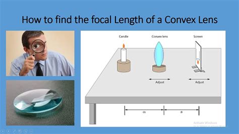 How To Find Focal Length Of A Convex Lens Youtube