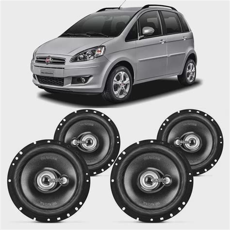 Alto Falante Fiat Idea A Bravox Black Polegadas W Rms