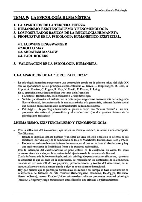 Pdf Introducción A La Psicología