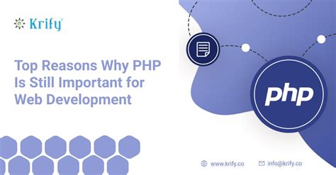 Reasons Why PHP Is Important For Web Development