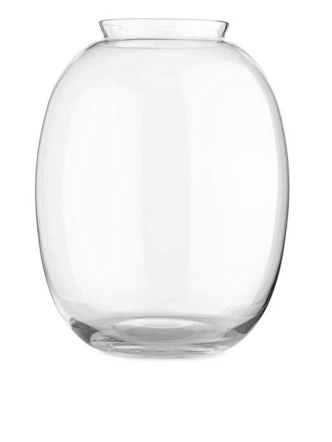 Delicate Glass Vase 25 Cm Clear Glass Arket Clear Glass Vases Glass Vase Small Vase