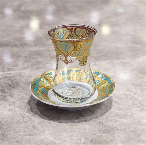 Buy Turkish Tea Set for 6 - Grand Bazaar Istanbul Online Shopping