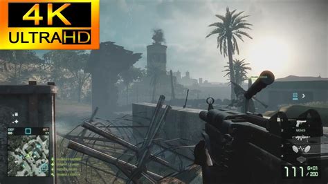 Battlefield Bad Company 2 Multiplayer Gameplay Valparaiso Rush 4K