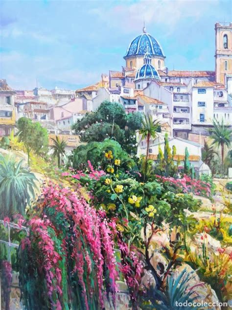 altea por el pintor f sanchis de 61x50 Comprar Pintura al Óleo