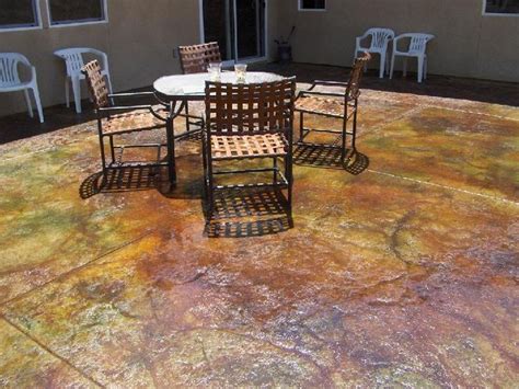 Patina Stained Decorative Concrete San Luis Obispo Ca Stampman