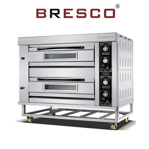 Number Of Decks Double Bresco Gas Deck Oven 2 Deck 6 Tray At Rs 115000