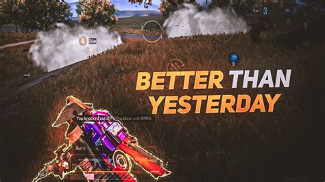 Better Than Yesterday⚡aim Assist Off 🥵bgmi Montage4 Finger