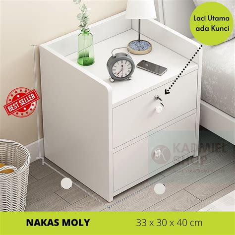 Jual Meja Nakas Minimalis Mody Anna Moly Bed Side Table Meja