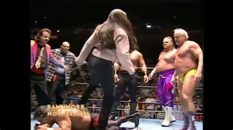 Dungeon Of Doom Jump Chris Benoit Woman Stands Up For Chris Against Her Husband Kevin Sullivan