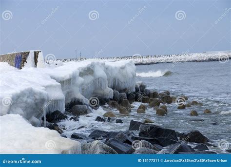 The Winter At The Seaside Stock Image Image Of Arctic 13177311