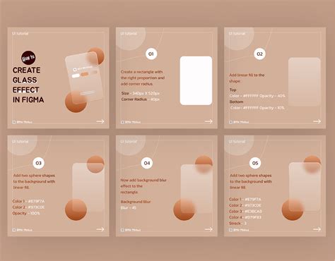 How To Create A Glass Effect In Figma Behance