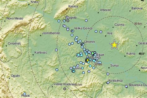 Novi Potres Kod Siska Osjetio Se I Na Podru Ju Petrinje Kratak Udar