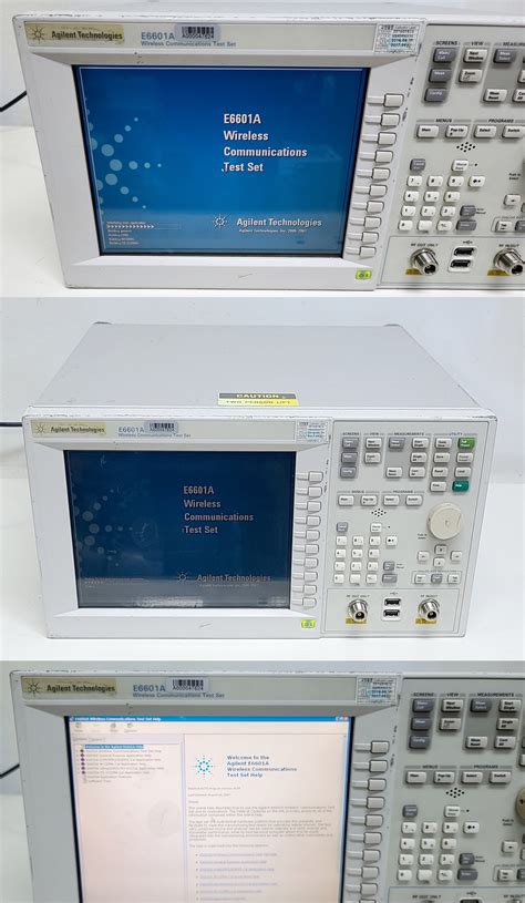 소리전자 Agilent E6601A Wireless Communications Test Set