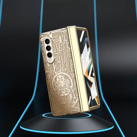 Etui Ze Szk Em Do Samsung Galaxy Z Fold G Mechanical Legend Z Ote